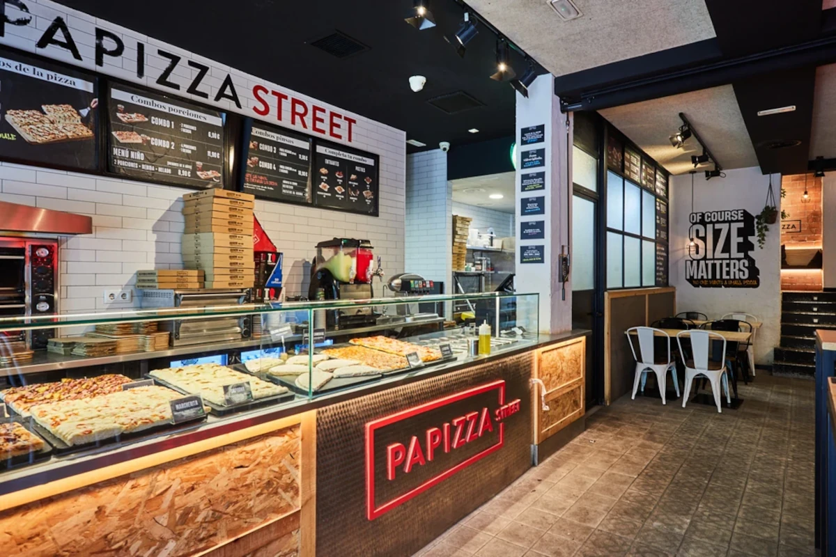 Interior de un local de Papizza