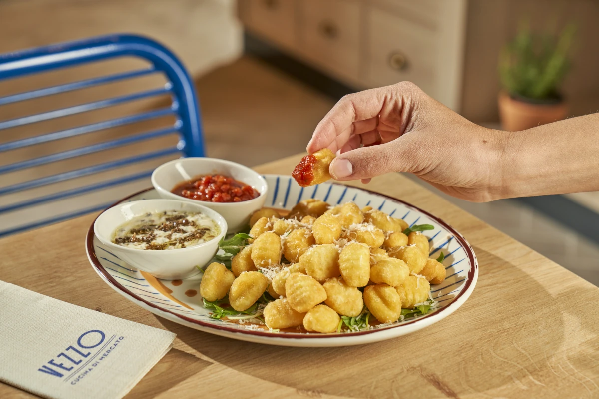 Plato gnocchi de Vezzo