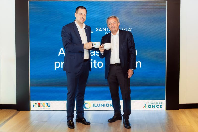 ILUNION y FoodBox sellan una alianza para impulsar el empleo inclusivo a través de Santagloria Coffee & Bakery