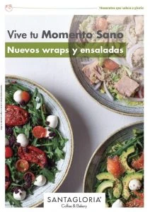 Nuevos wraps y ensaladas Santagloria